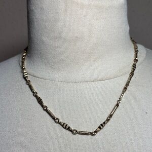 Vintage Sarah Coventry Gold Chain with Unique Linkage